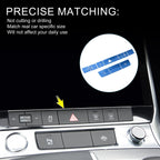 Central Control Buttons Cover for Audi A6 A7 (2019–2024) - Blue
