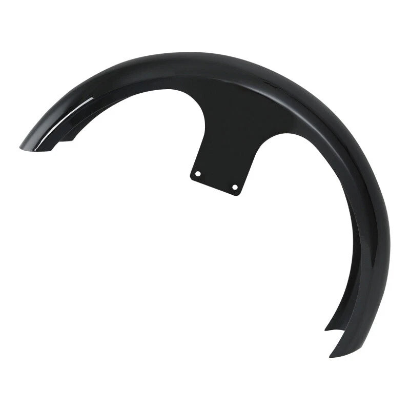 26" Black Wrap Front Fender for Harley Custom Baggers Touring Electra Glide (2014–2023)