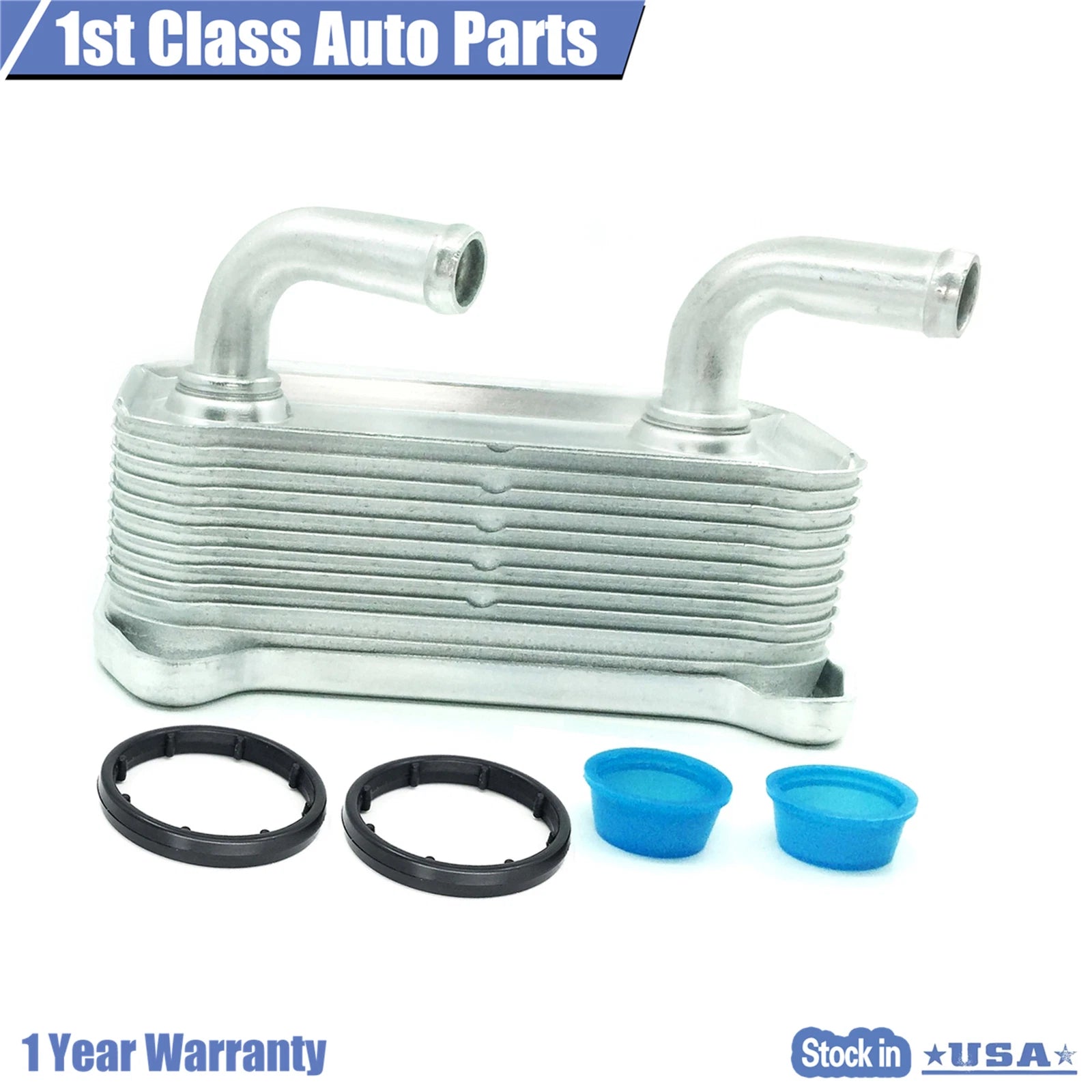 Engine Oil Cooler with O-Rings for Volvo S40 V40 (2000–2004)