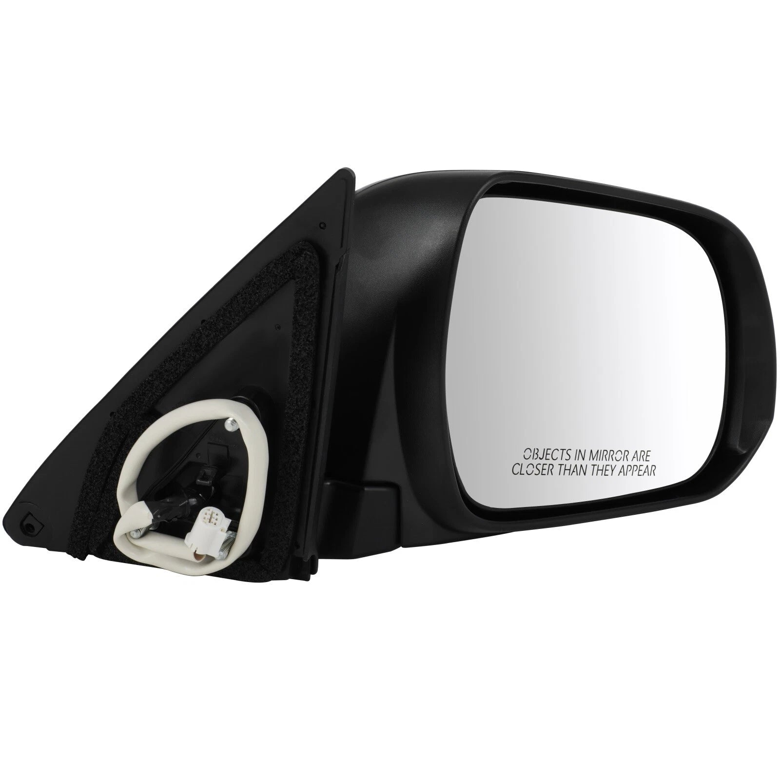 Side Mirror for Toyota Highlander (2008–2014) Passenger Side, Power, Black