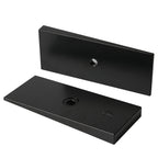 Set of 2 Steel Pinion Angle Shims 2" Wide 4° for Universal Applications