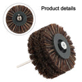 Set of 3 Polishing Brushes 60mm for Wood Metal Jade Cleaning