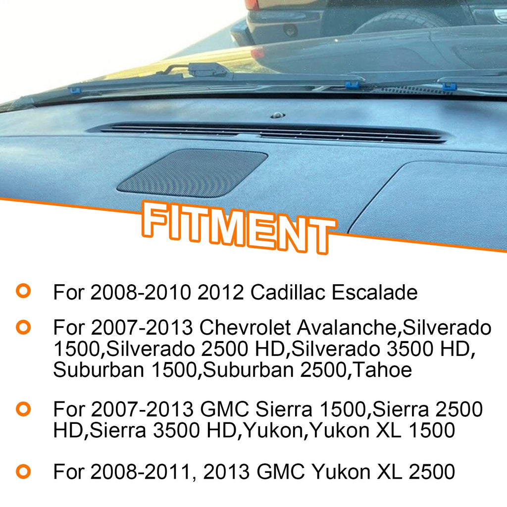 Dash Panel Vent Grill Cap for Chevy Suburban Tahoe Yukon (2007–2013)