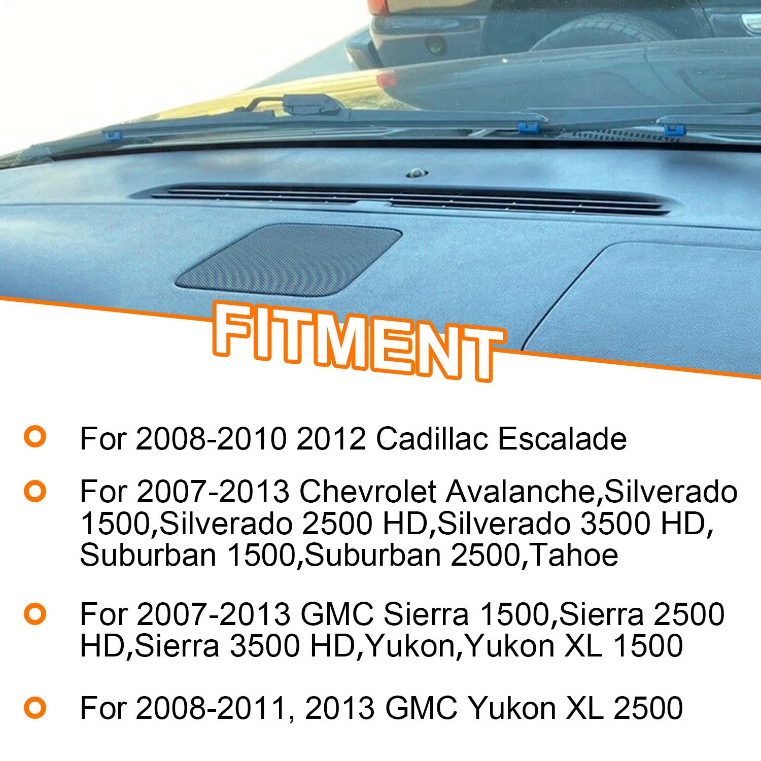 Dash Panel Vent Grill Cap for Chevy Suburban Tahoe Yukon (2007–2013)