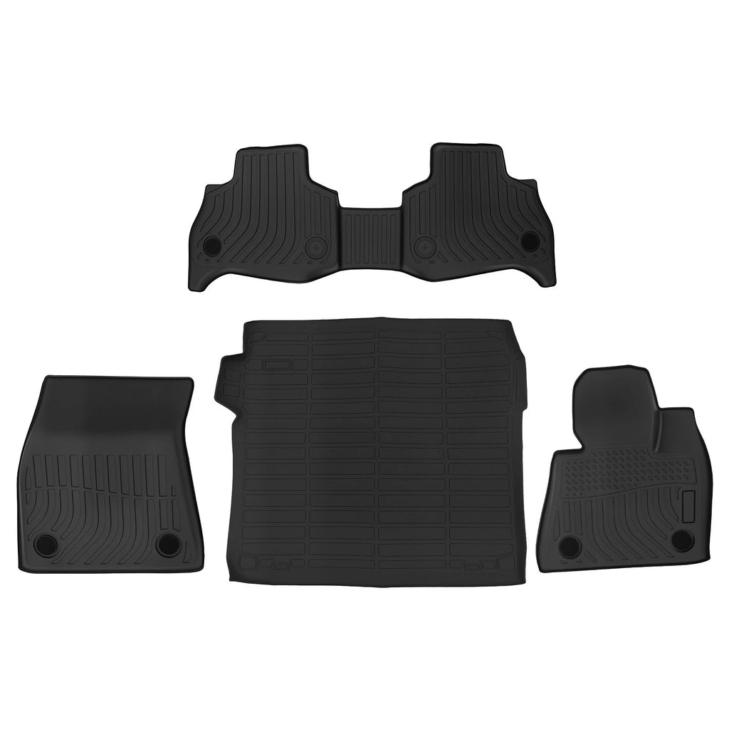 TPE Black Floor Mat Set for BMW X5 (2019–2025) Waterproof Anti-Slip