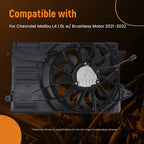 Radiator Coolant Fan Assembly for Chevrolet Malibu (2016–2020)
