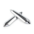 Chrome Windshield Strut Covers for Honda Goldwing GL1800 (2018-2023)