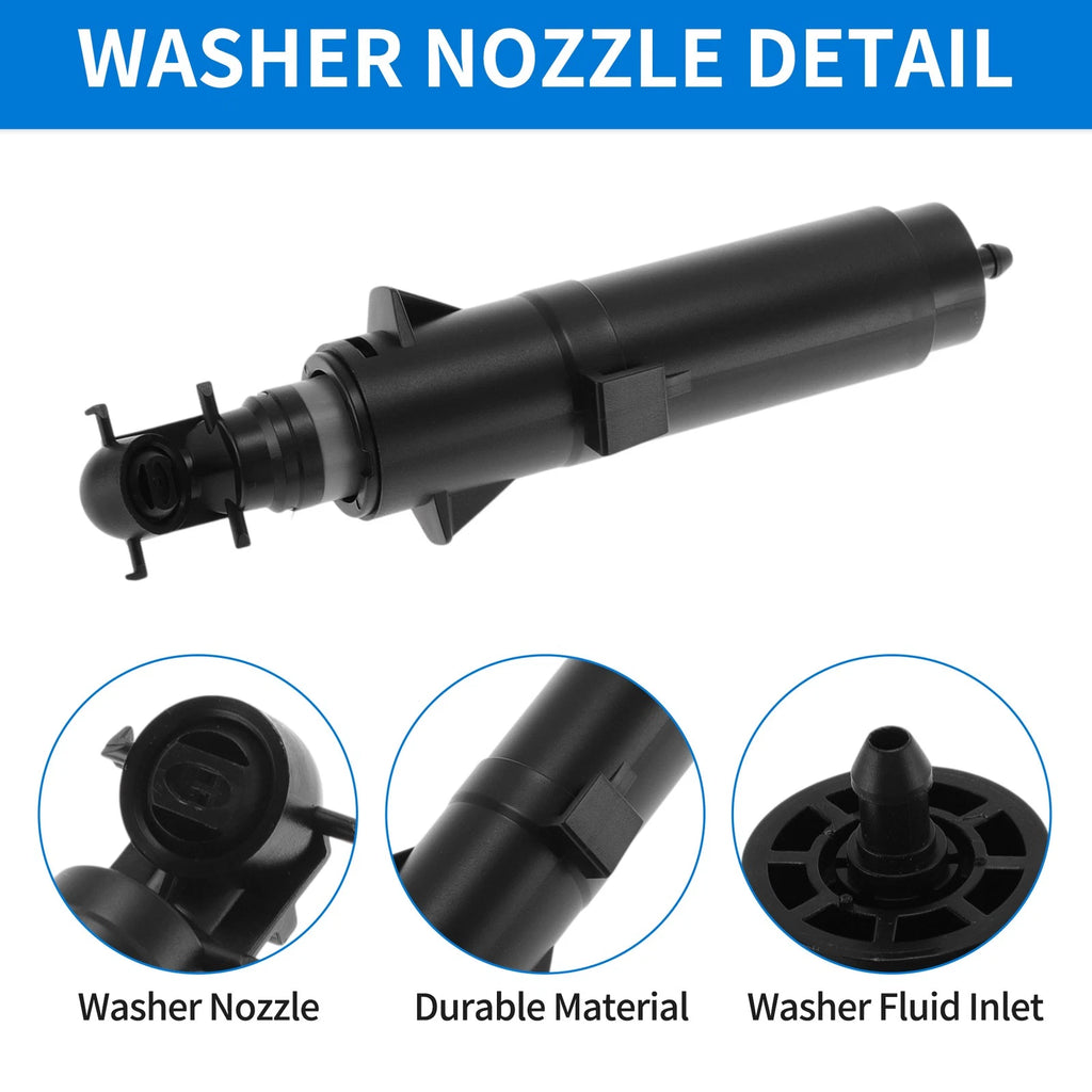 Right Driver Side Headlight Washer Nozzle for BMW X5 (2014–2017) No.61677292658