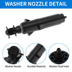 Right Driver Side Headlight Washer Nozzle for BMW X5 (2014–2017) No.61677292658