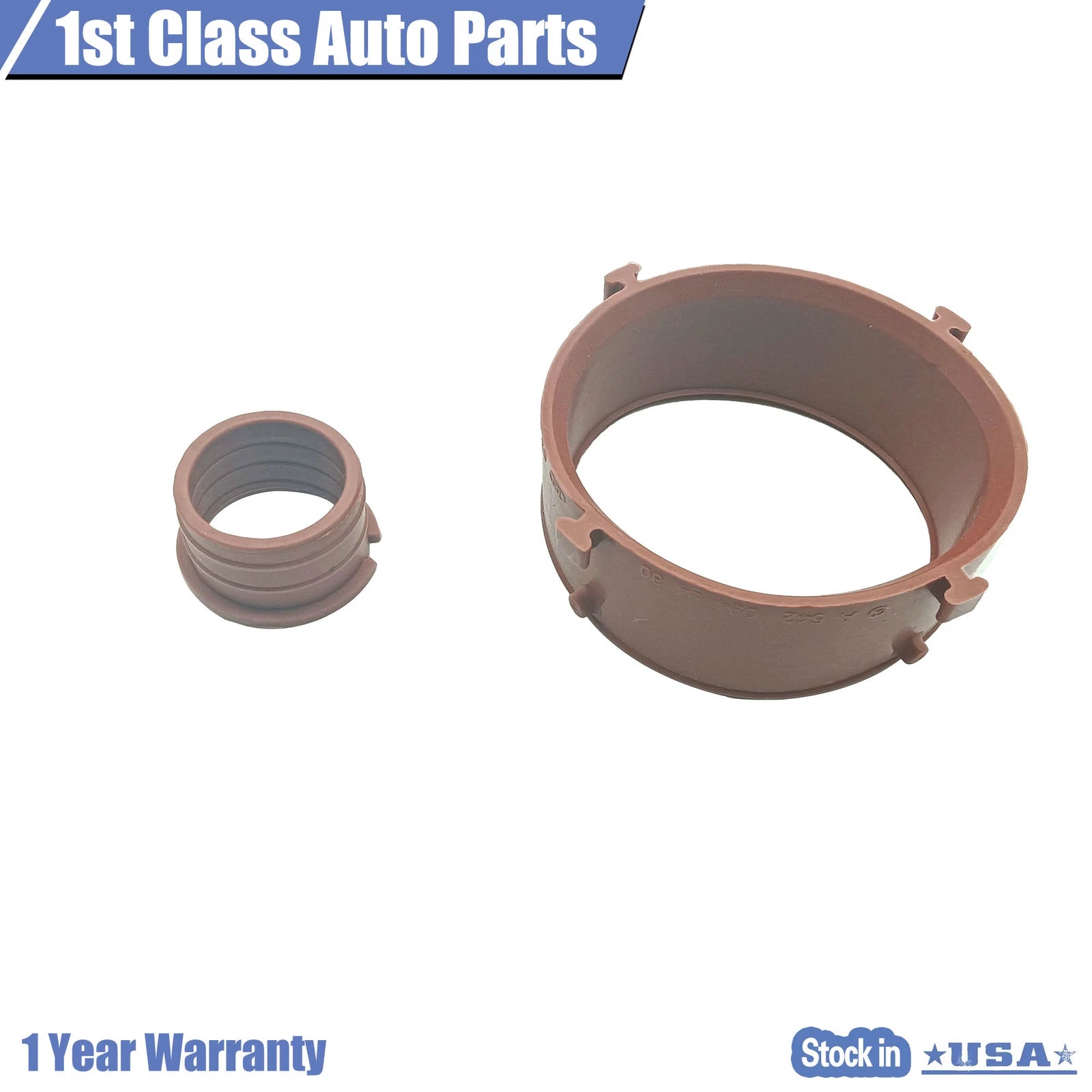2 Turbo Charger Air Duct Seals for Mercedes-Benz E320 ML350 GL320 (2002–2009)