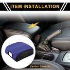 Center Console Lid Armrest Cover for Ford F-150 (2015–2020) Anti-Scratch Black Blue