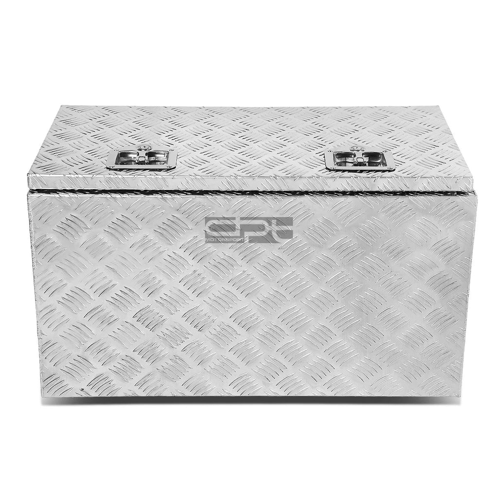 Aluminum Chrome Underbody Tool Box for Pickup Truck (30" x 18" x 17")
