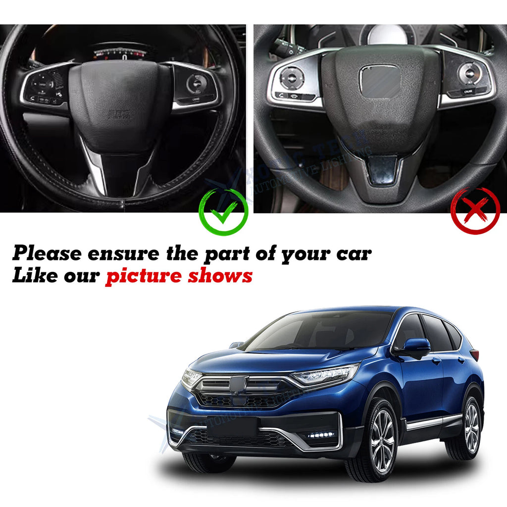 Carbon Fiber ABS Driver Side Frame Overlay Decor Kit for Honda Civic (2016-2021)