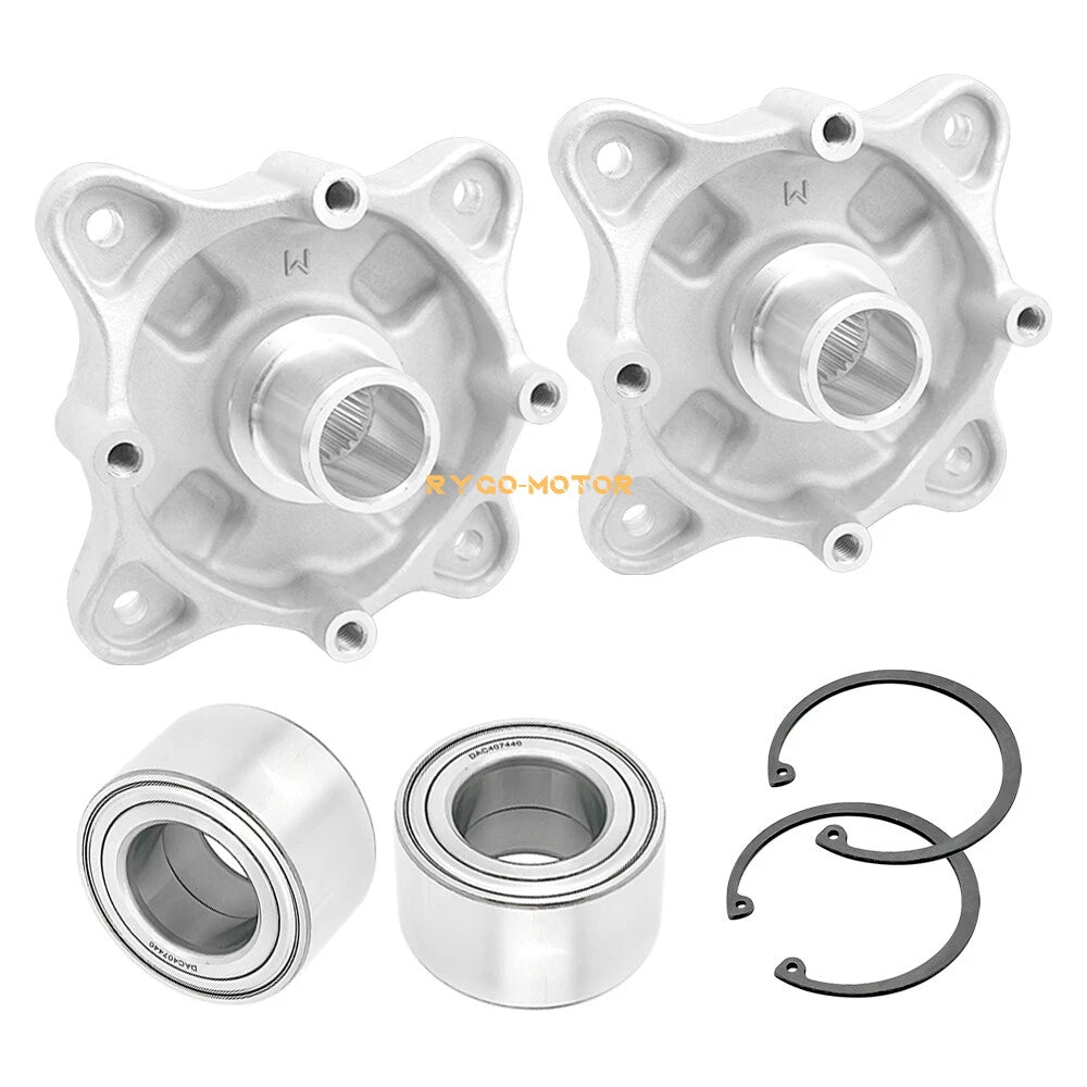 2 Rear Wheel Hubs & Bearings for Polaris Ranger 400 500 570 700 800 EV RZR 800