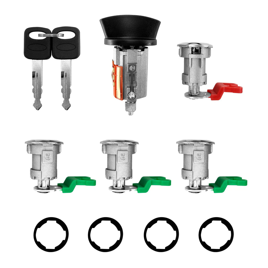 Door Ignition Switch Lock Cylinder with Keys for Ford E-150 E-250 (1997–2018)