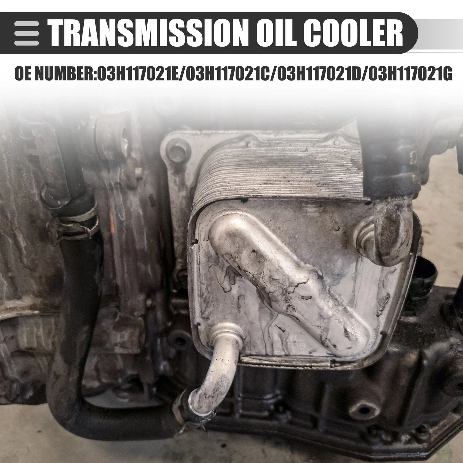 Engine Oil Cooler Assembly for Volkswagen Passat (2012–2018) No. 03H117021E