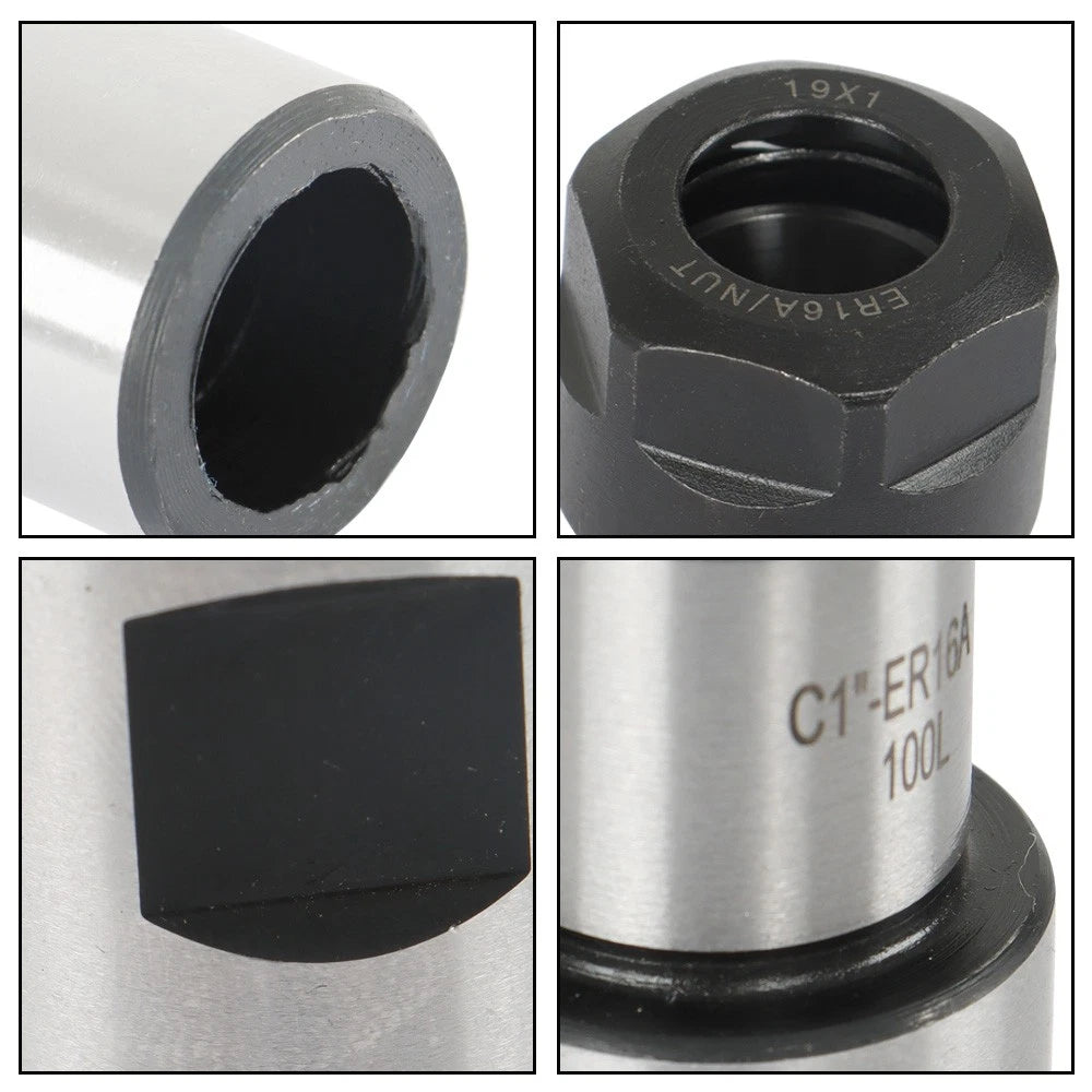2X Collet Chuck for CNC Milling Lathe (1" Straight Shank)