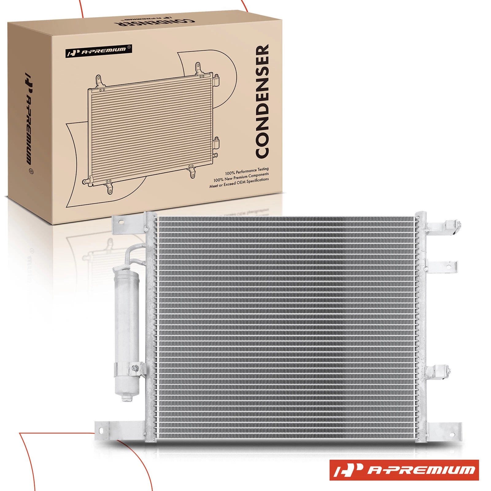 A/C Condenser with Receiver Drier for Nissan Versa Note (2014–2019)