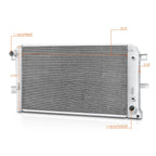 3-Row Aluminum Cooling Radiator for Chevy Silverado/GMC Sierra (2001–2005)