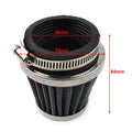 50mm Chrome Air Filter for Honda Yamaha Suzuki Motorcycle ATV