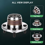 2X Rear Wheel Bearing Hub for Ford Focus (2000–2009)
