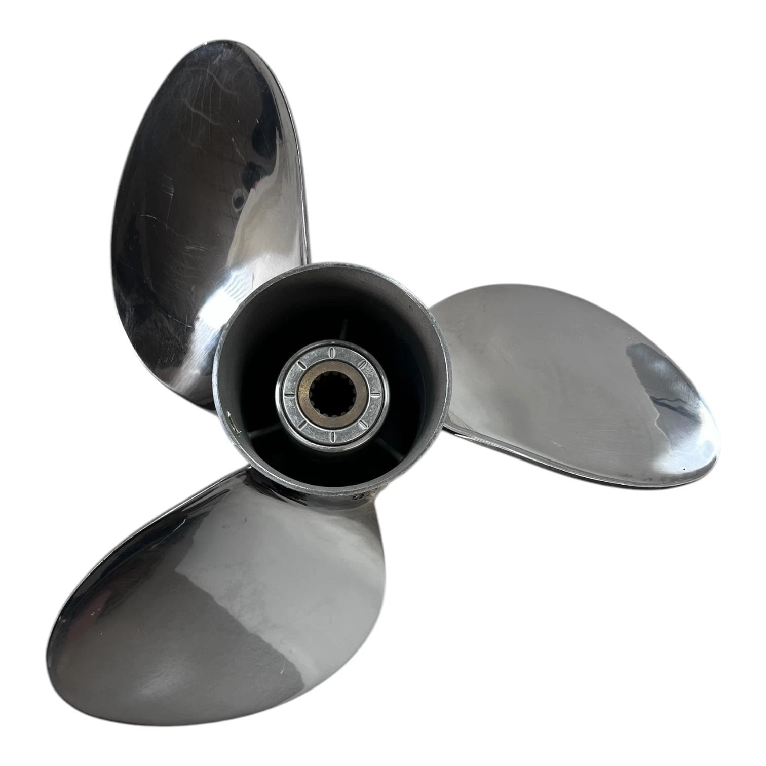 3 x 16 x 21.5 LH Stainless Steel Propeller for Suzuki Marine (OEM)