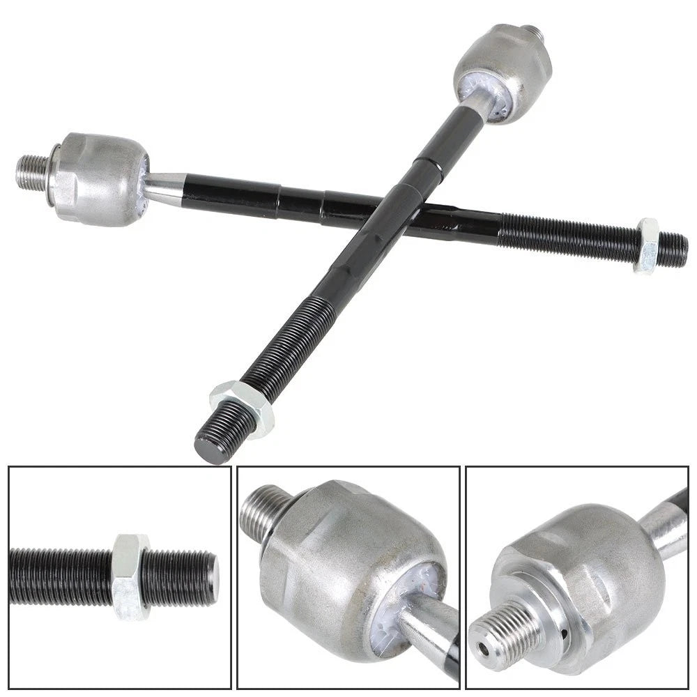 Set of 4 Front Inner Outer Tie Rod Ends for Hummer H3 H3T (2006-2010)