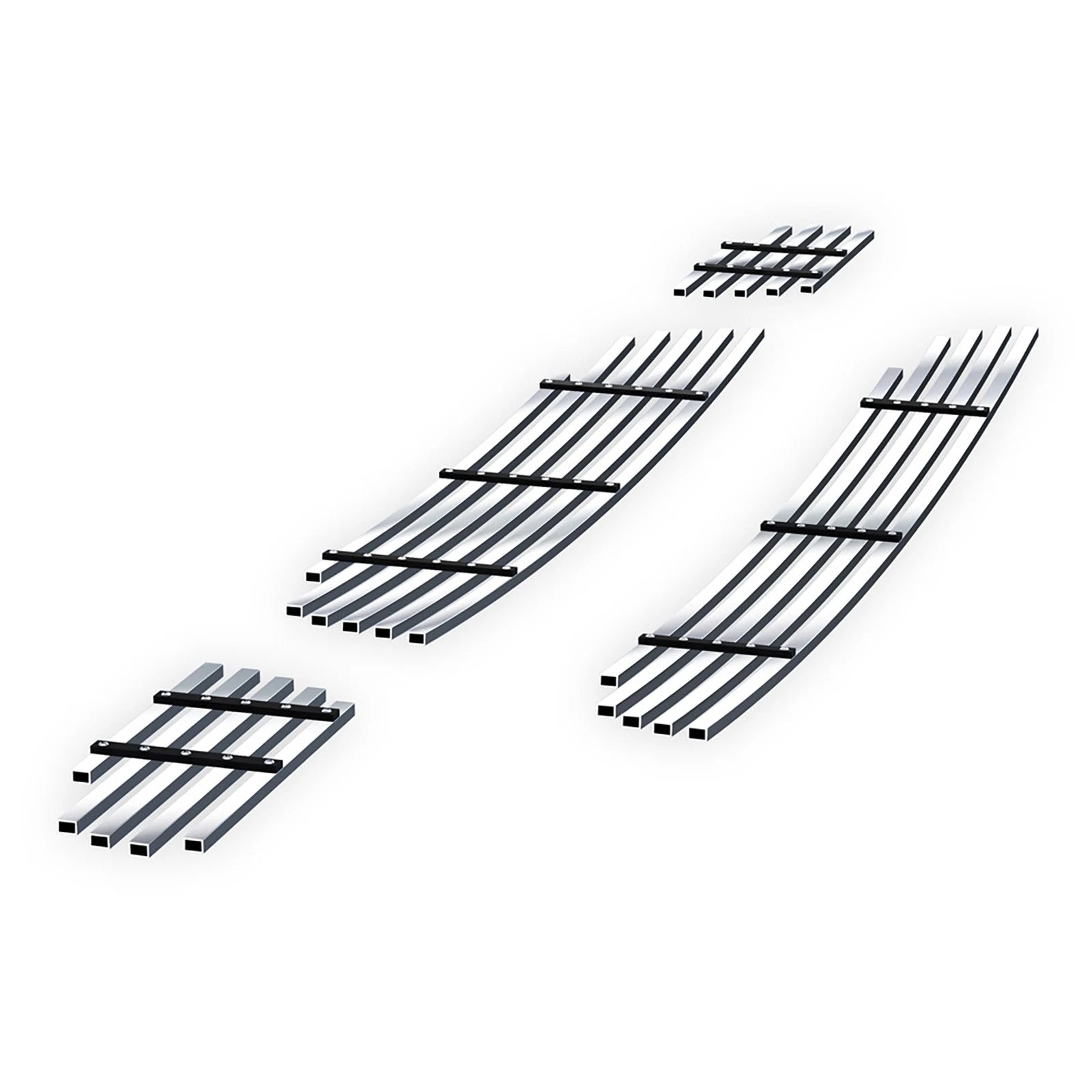 Stainless Polished Chrome Billet Grille Insert for Smart Fortwo (2008-2012)