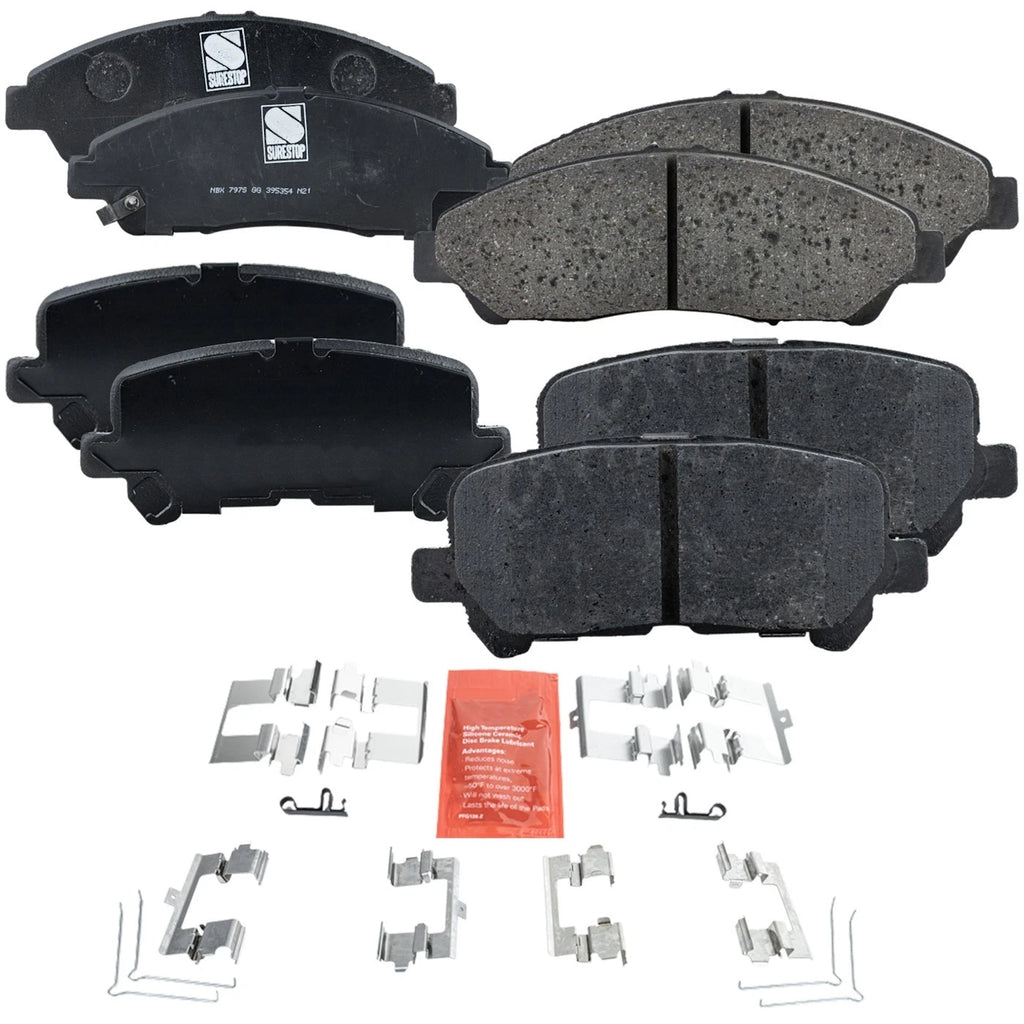 Ceramic Brake Pad Set for Honda Pilot, MDX (2007–2011)