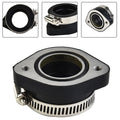 Carburetor Manifold for Dirt Bike (33-35mm) Rubber + Aluminum Black