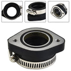Carburetor Manifold for Dirt Bike (33-35mm) Rubber + Aluminum Black