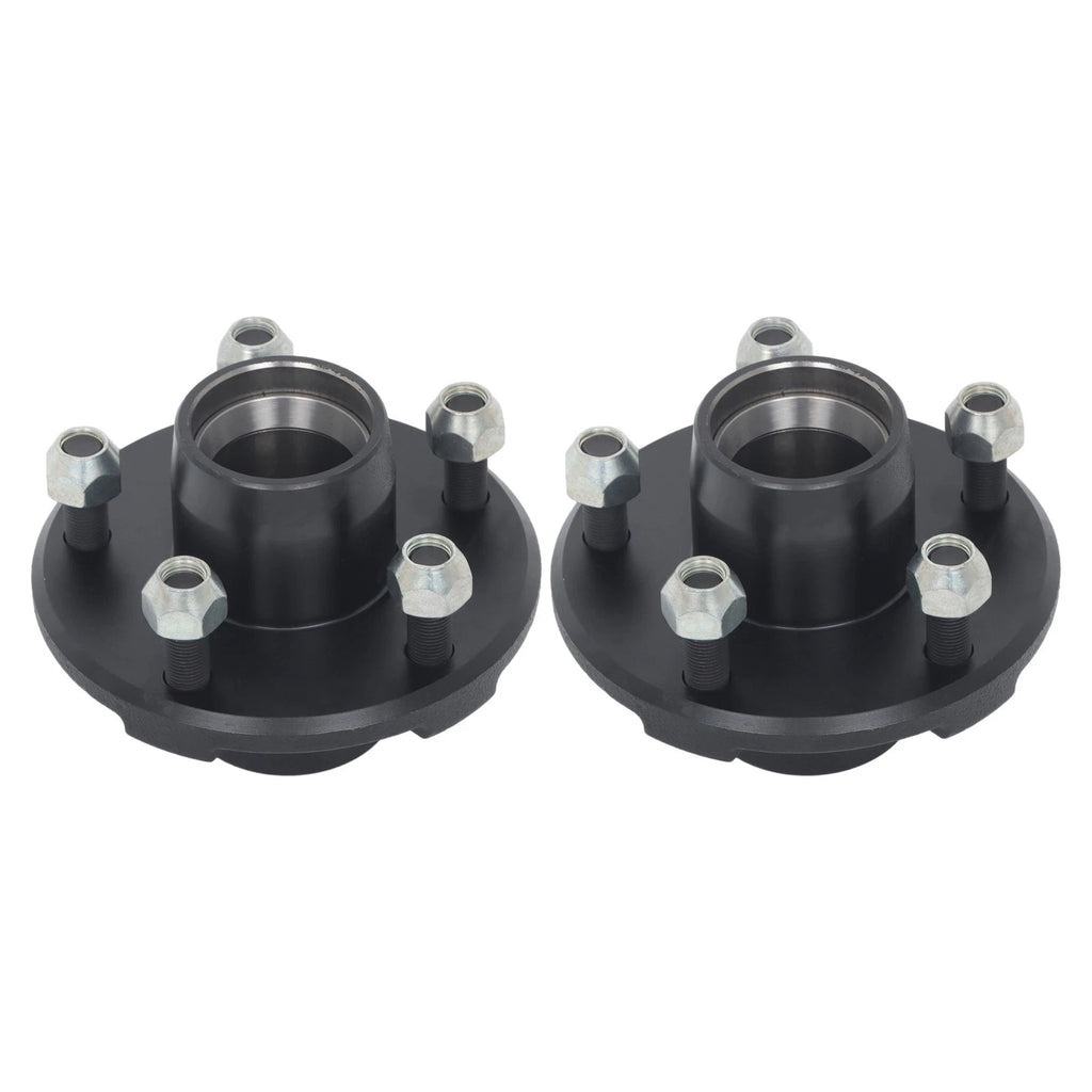 Axle Hub Kit with 1-1/16" Bearings for Trailer (2200 lbs, 5 Bolt)