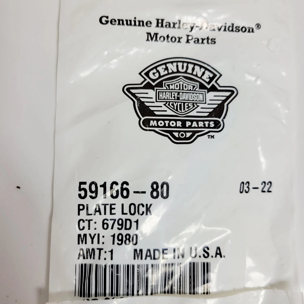 Plate Lock for Harley-Davidson (OEM 59166-80)