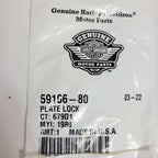 Plate Lock for Harley-Davidson (OEM 59166-80)