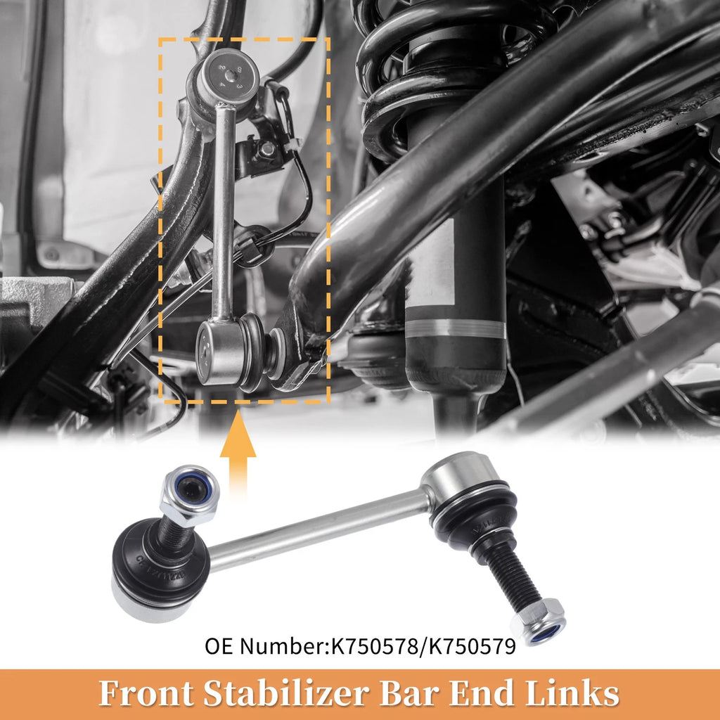 2pcs Front Stabiliser Sway Bar Link for Dodge Durango (2011–2015) No.K750578/K750579