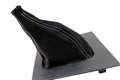 Carbon Fiber Manual Shift Boot Cover for Ford Mustang (1987–1993) Pink Stitch