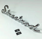 Street Rod Script Chrome Metal Emblem with Drilling Required for Any Vehicle (1950–2026)