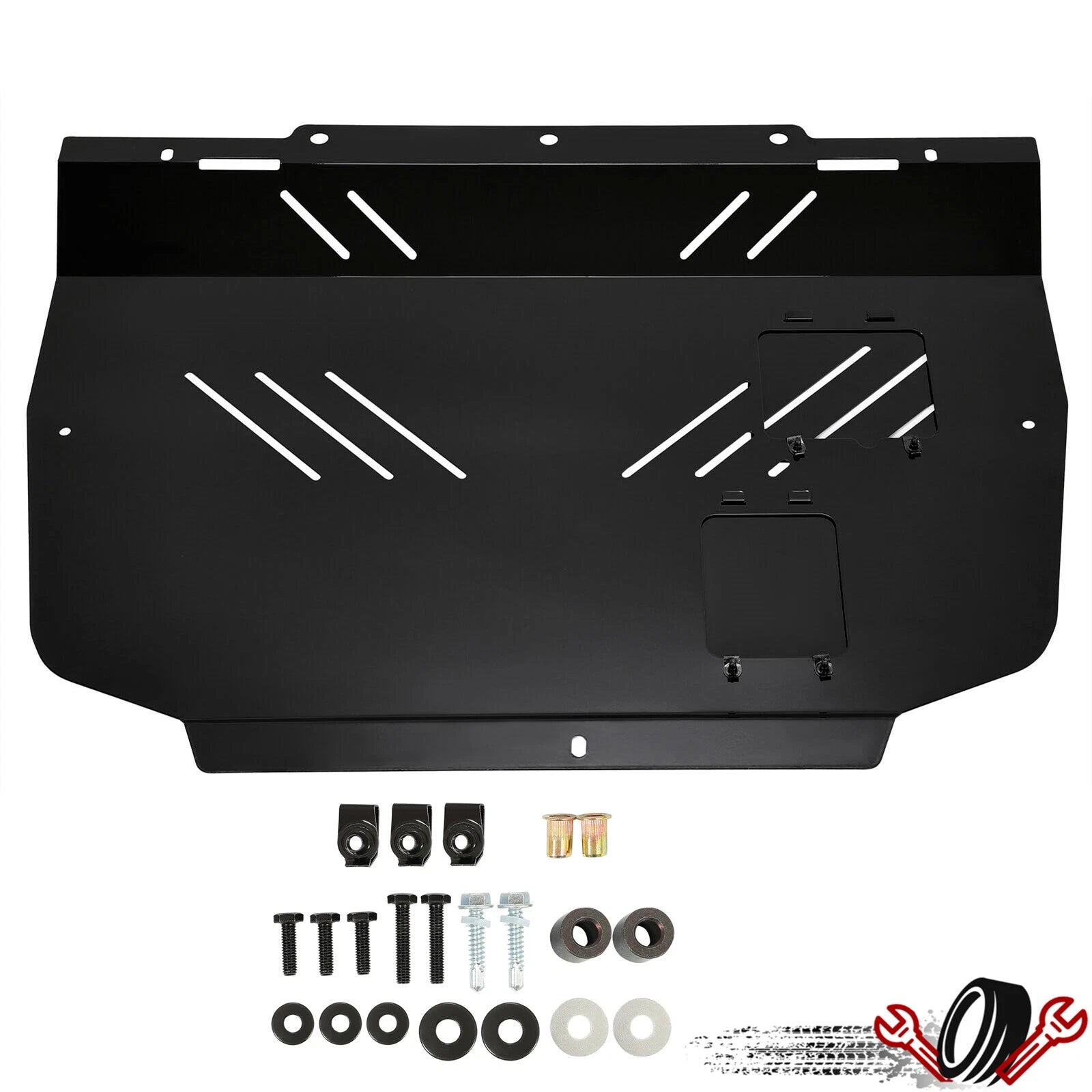 Aluminum Engine Shield Under Tray Skid Plate for Honda Civic (2016–2021)