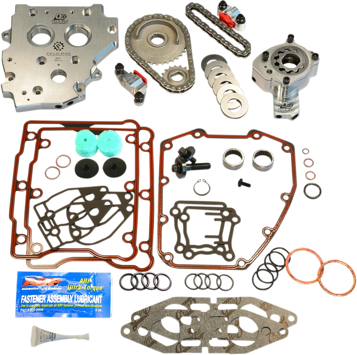 Camshaft Chain Tensioner Conversion Kit for Harley Twin Cam (2000–2017) 7087