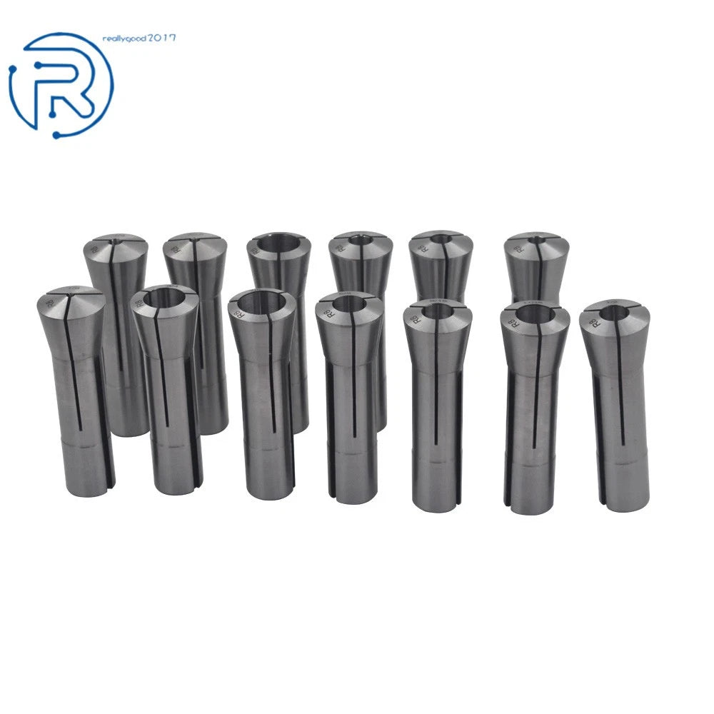 13-Pack Chuck Holder R8 Collet Set for Bridgeport (Precision)