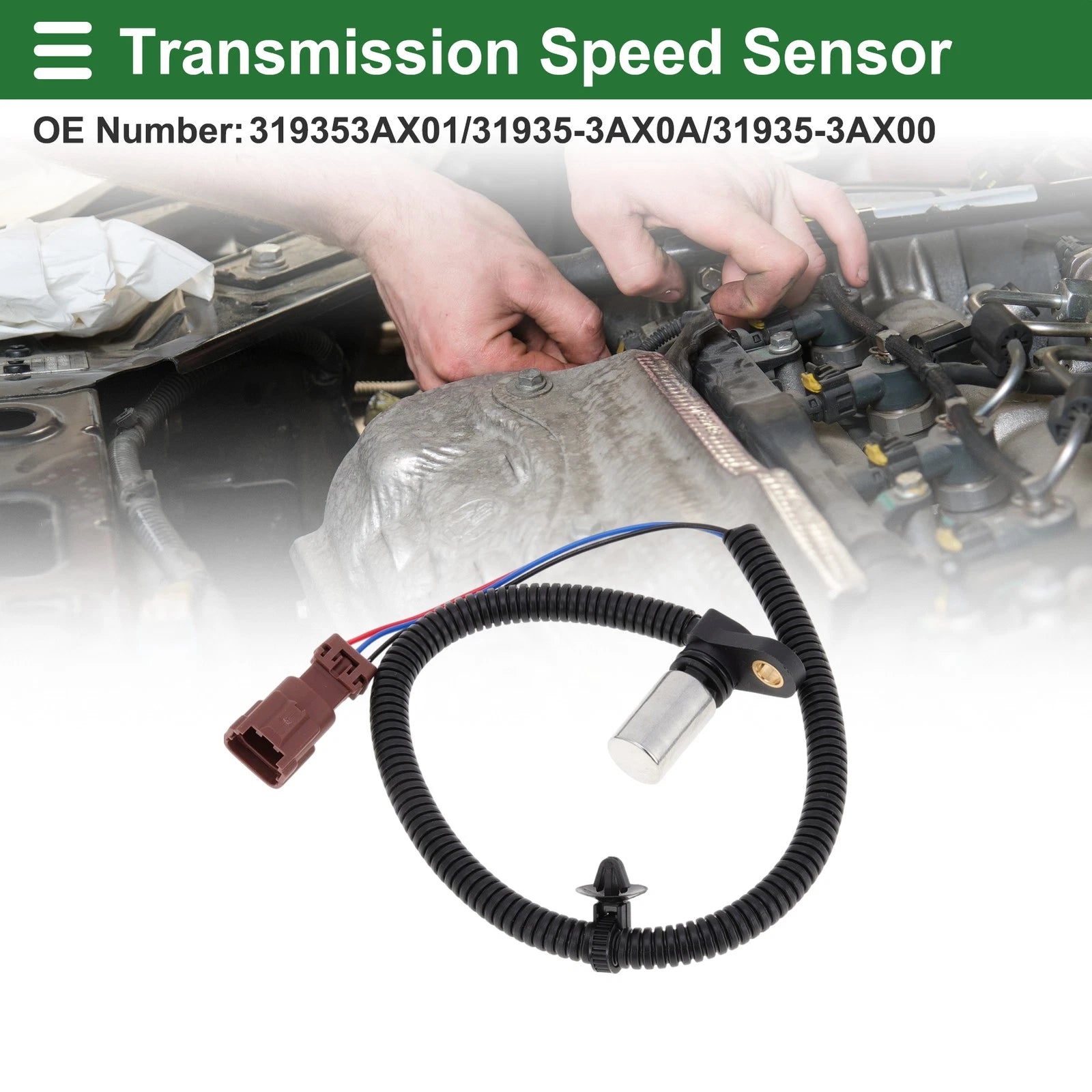 1 Pc No.319353AX01 Transmission Speed Sensor for Nissan Sentra (2000–2005)
