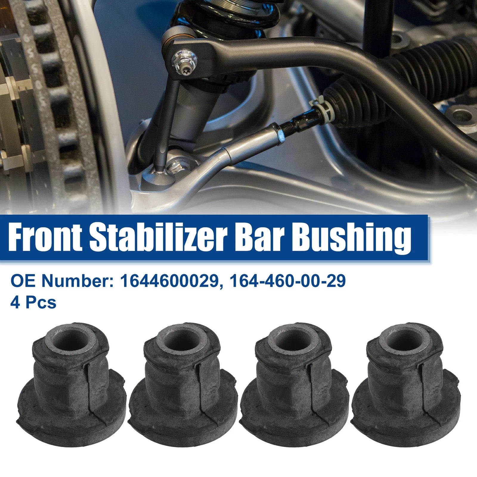 4Pcs Steering Rack Pinion Mount Bushing for Mercedes-Benz GL320 ML320 (2007–2008)