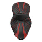 Black Red Driver Rider Passenger Seat for Harley Electra Street Tri Glide (2009–2023)