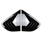 Glossy Black Rear Window Louver Cover for BMW X4 (2014-2018)