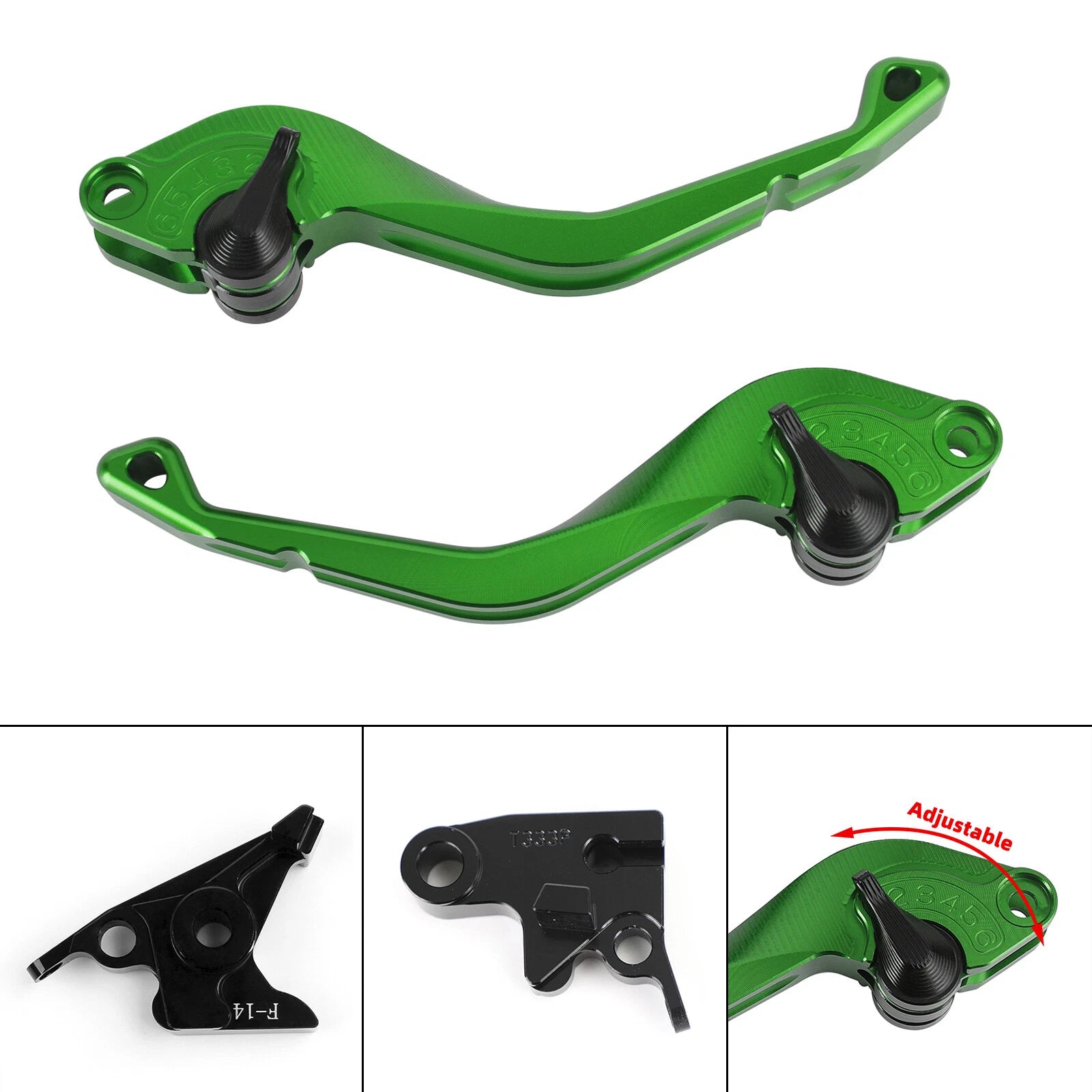 CNC Short Clutch Brake Lever for Triumph 765 Street Triple, Tiger 800 (2013–2020)