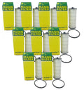 Set of 9 Engine Oil Filters HU 6008/1 for Aston Martin Mercedes-Benz