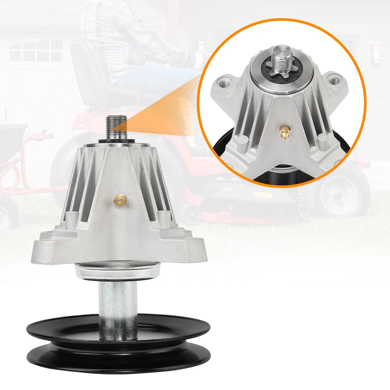 3 Pack Spindle Assembly for Cub Cadet 50" (618-06980, 918-06980)