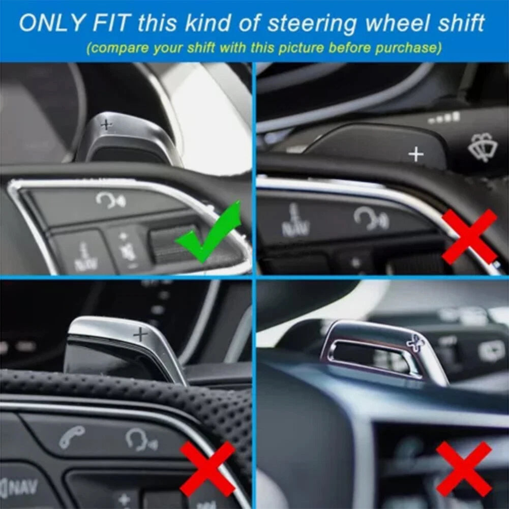 Steering Wheel Shift Paddle Extension for Audi S3 S5 S6 RS3 RS4 RS6 RS7 (2013–2020)
