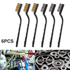 Brass Brushes Set of 4 for Polishing Metal and Rust Removal