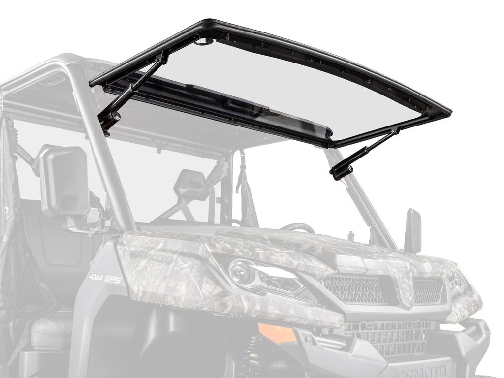 SuperATV Maxdrive Power Flip Windshield for CFMOTO UForce 1000 XL (2021–2023)